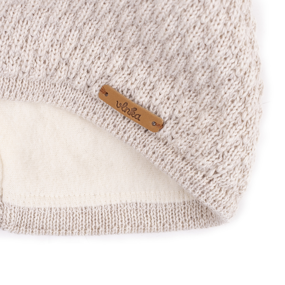 Vlnka Woolly Hat V01 Natural White