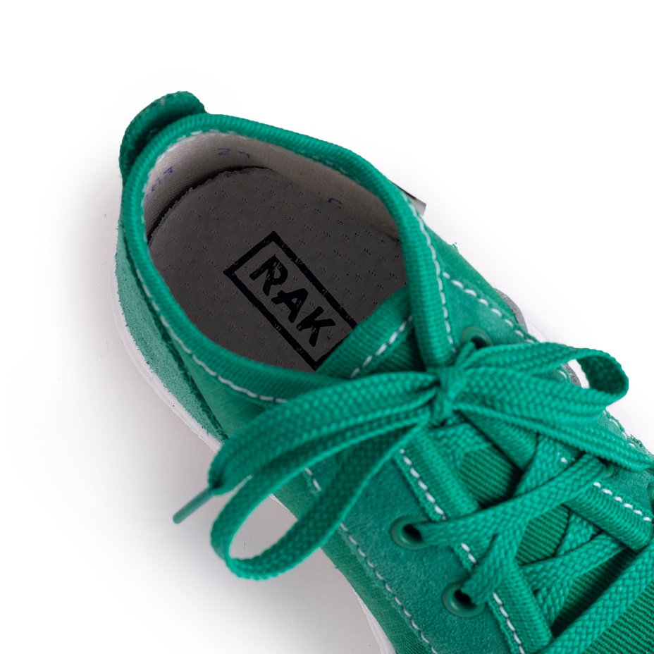 Kids’ leather sneakers Koko Green
