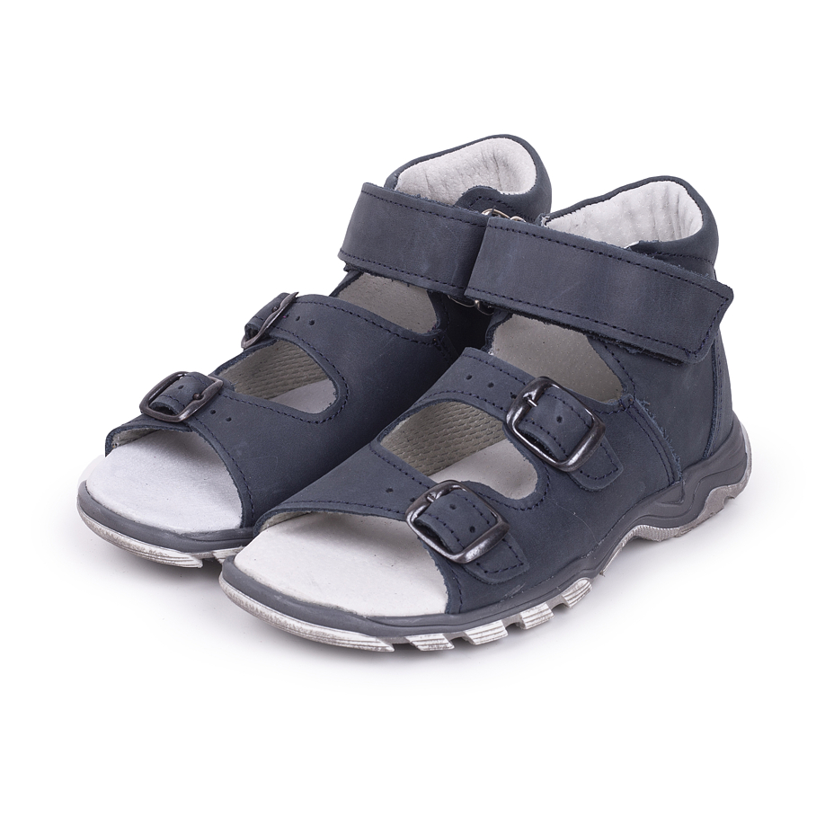 Kids’ leather sandals Zaza Blue