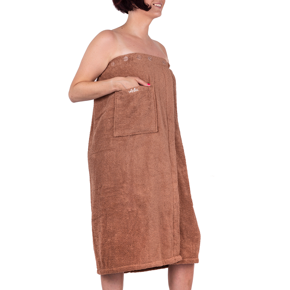 Cotton terry sauna kilt