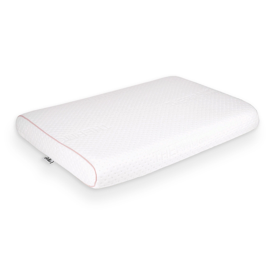 Orthopedic memory pillow for stomach sleepers