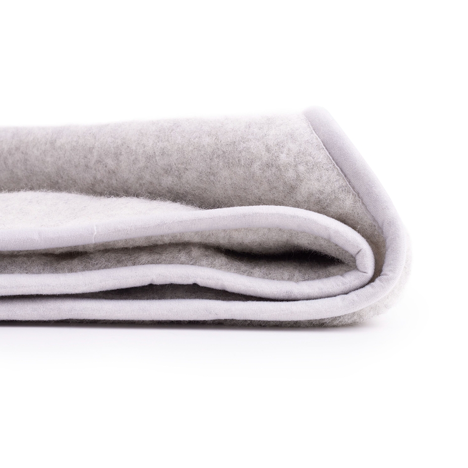 Children's Wool Blanket Grey