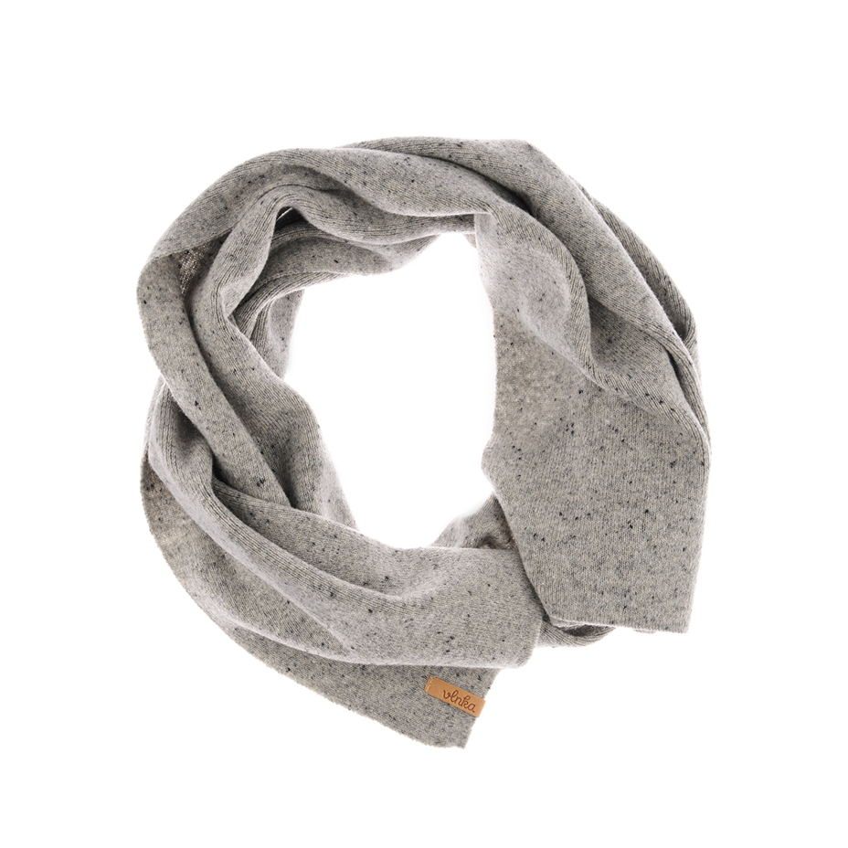 Vlnka Wool Scarf B01 Light Grey