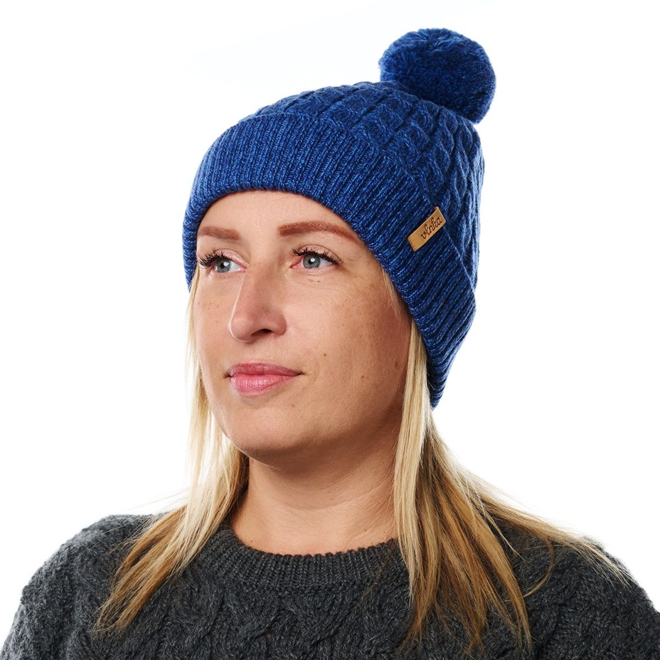 Wool Beanie V23 Blue