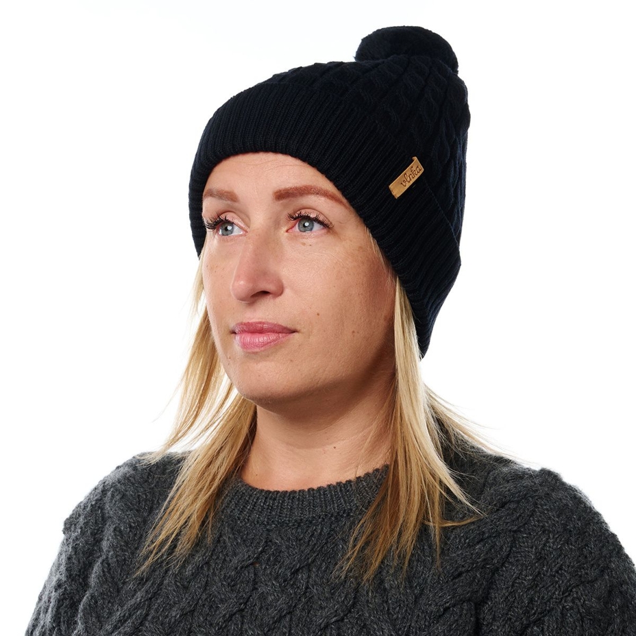 Wool Beanie V23 Black