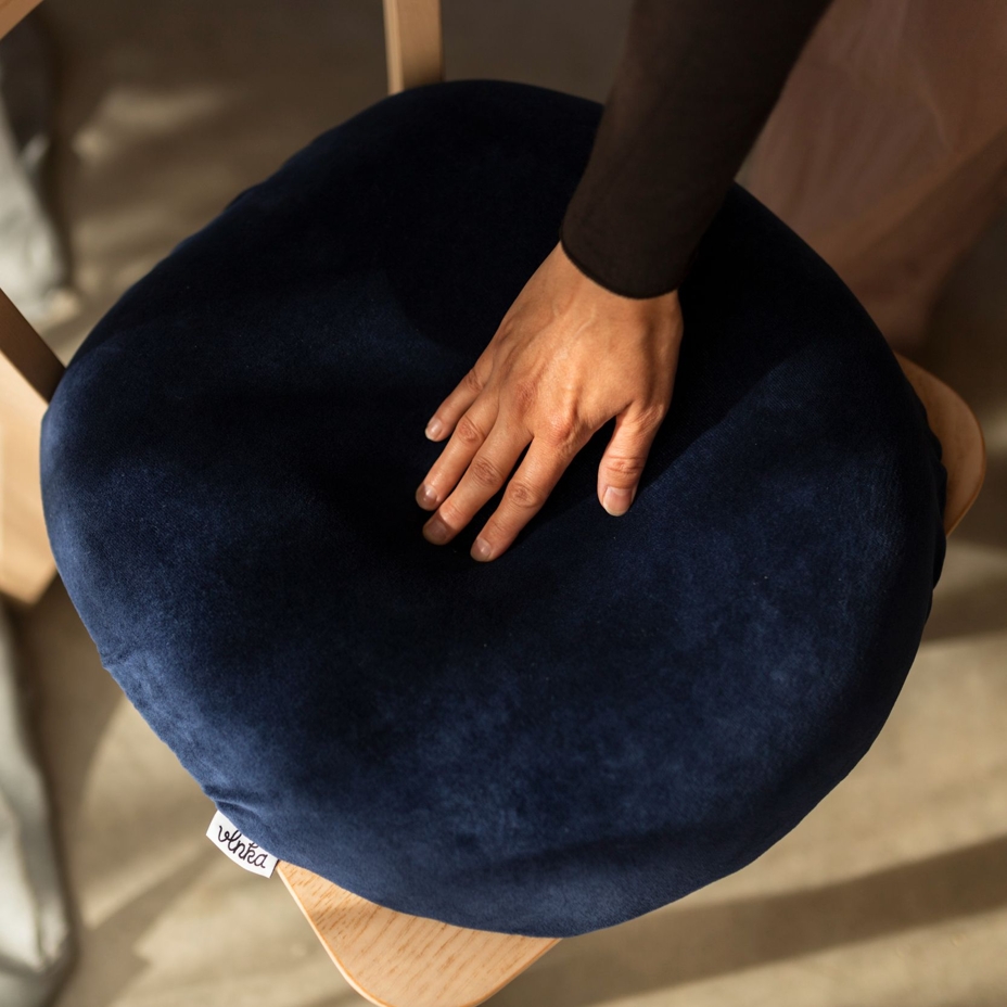 Round memory seat cushion