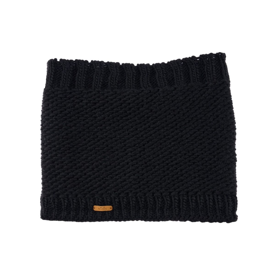 Vlnka Wool Neck Warmer N01 Black