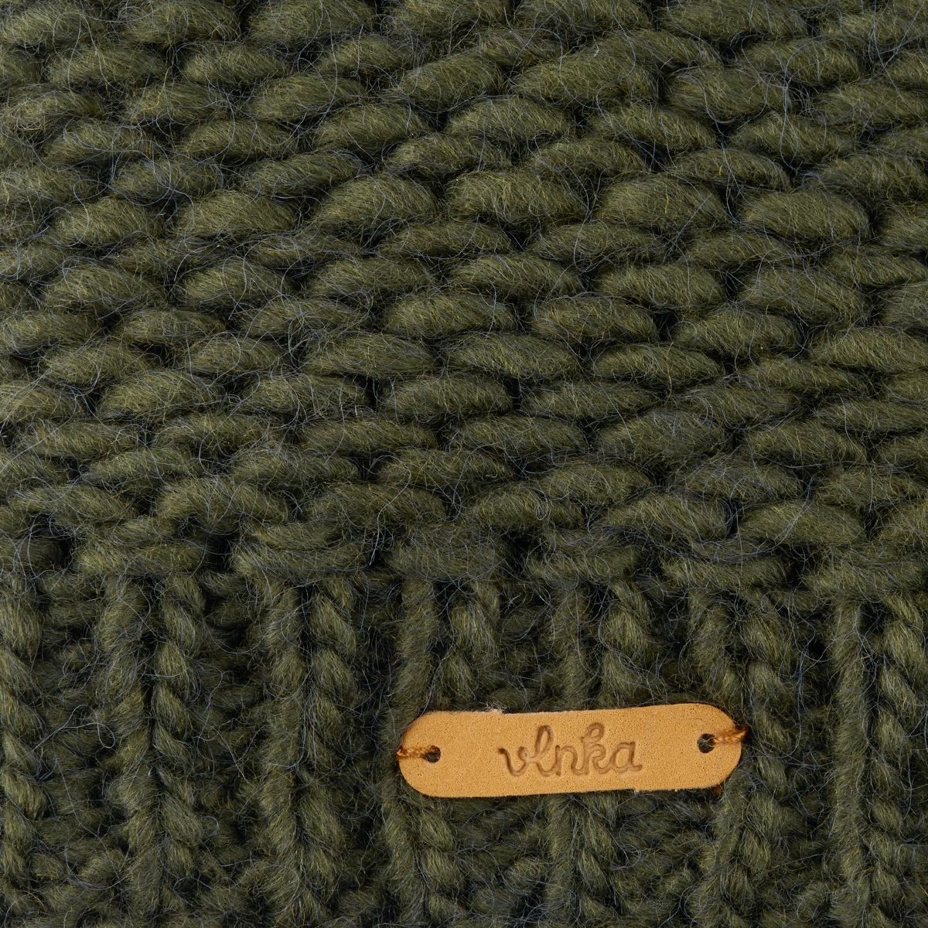 Vlnka Wool Neck Warmer N01 Green