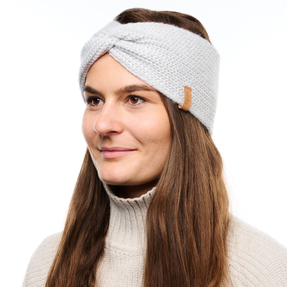 Vlnka Wool Headband C02 Light Grey