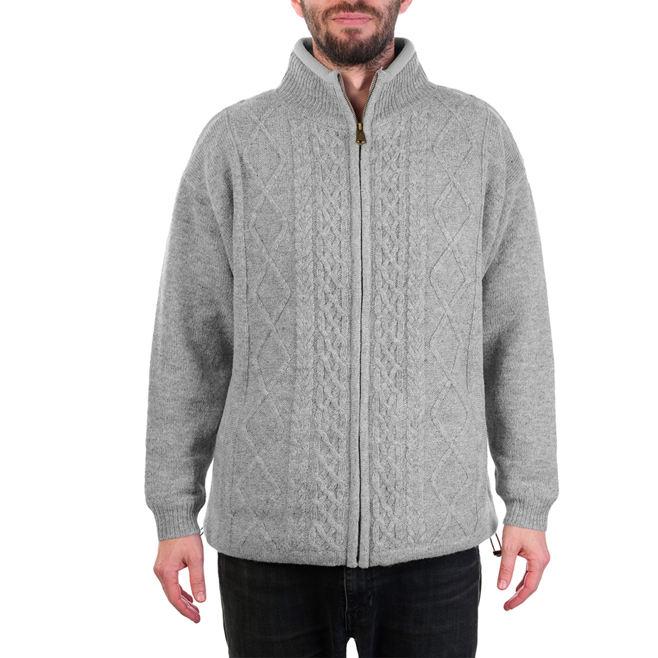 Men's Wool Sweater S13 Light Grey