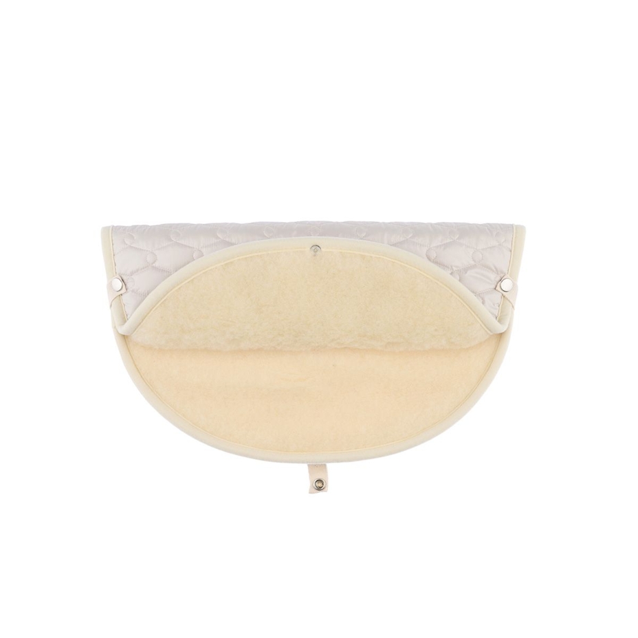 Wool Hand Muff White