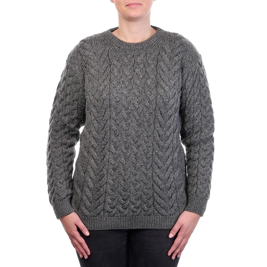 Vlnka Wool Sweater  S08 Dark Grey