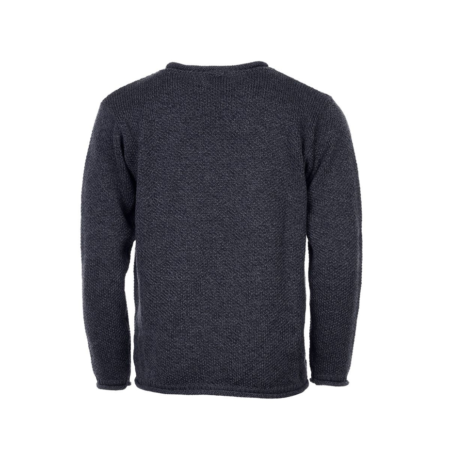 Men's Merino wool pullover sweater gray