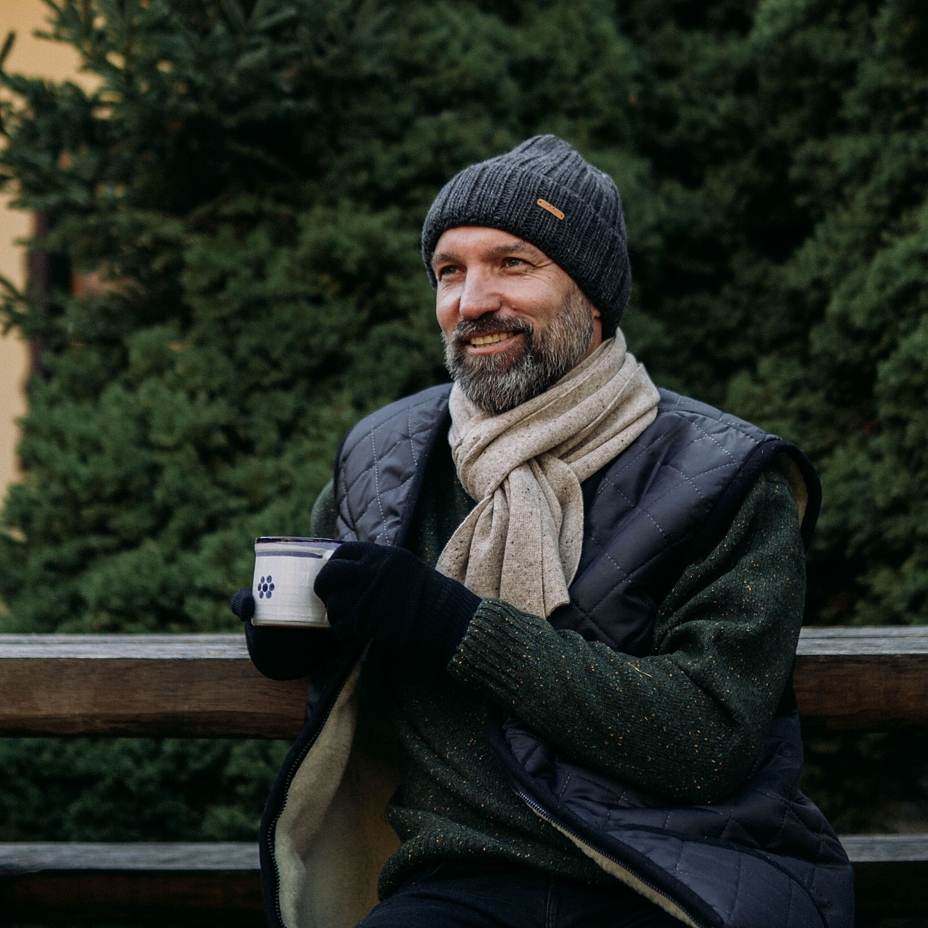 Vlnka Wool Beanie V11 Grey