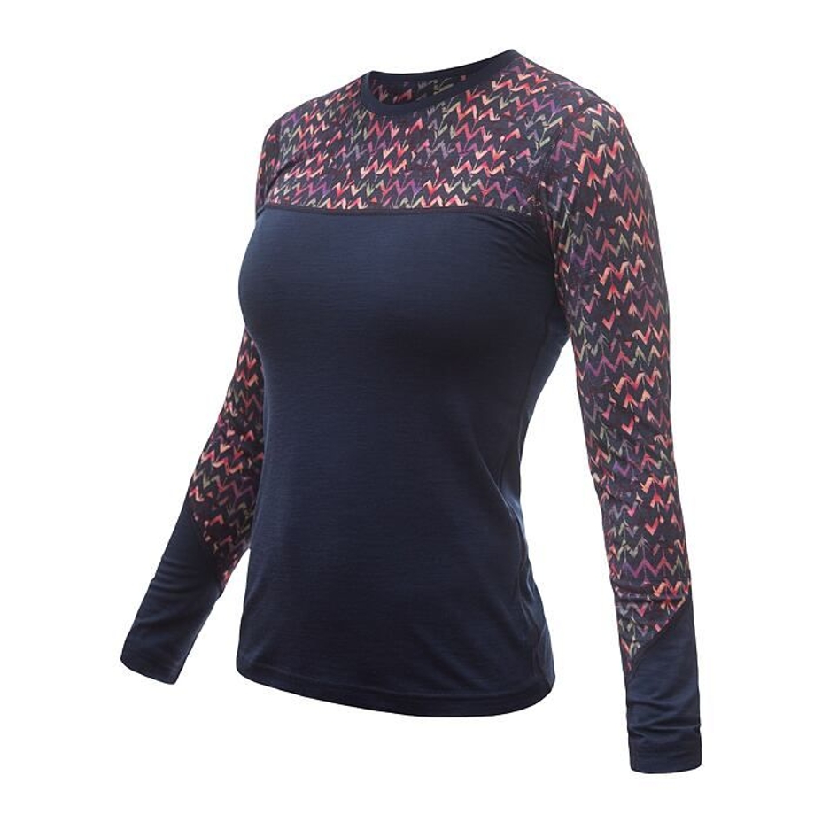 Women’s Sensor Merino Impress Performance Top Blue/Origami