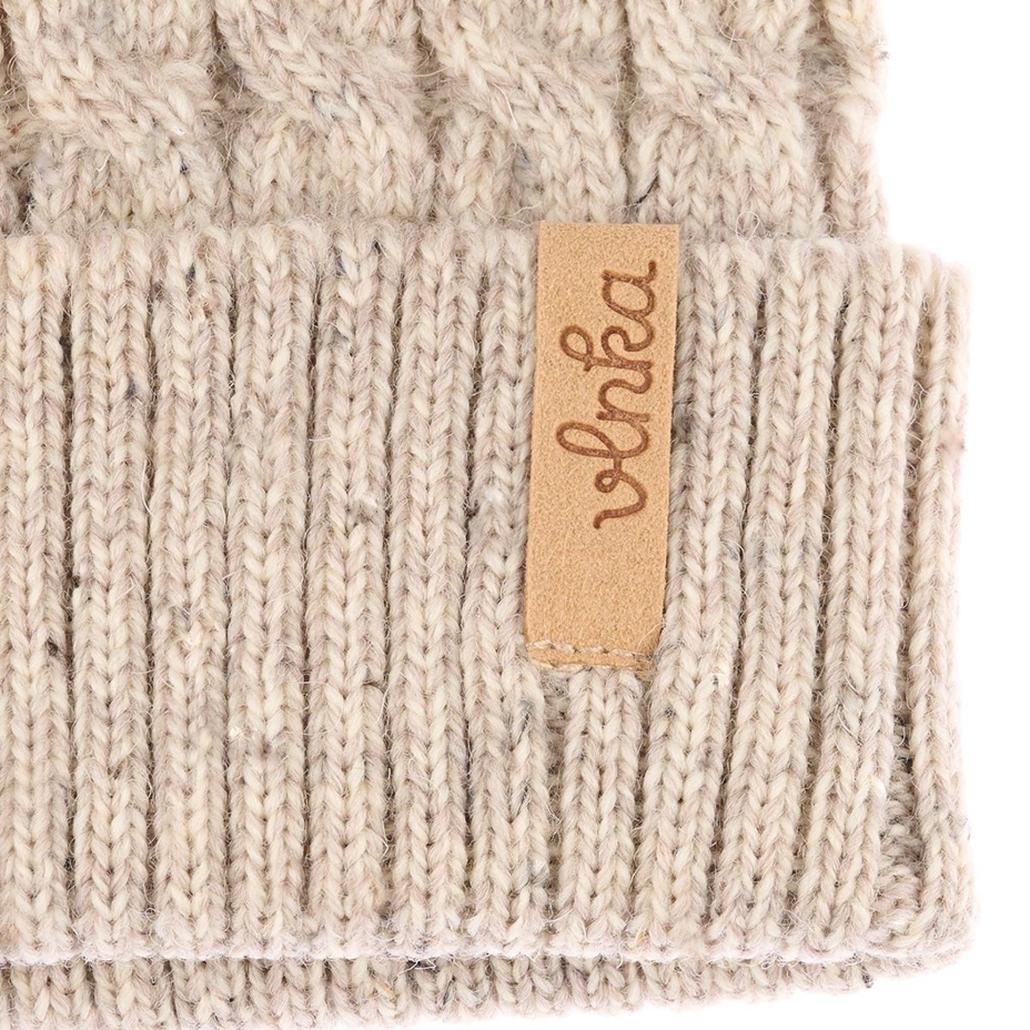 Wool Beanie V23 Beige