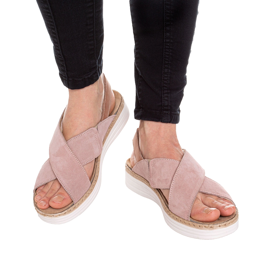 Women’s Darina Leather Sandals Pink