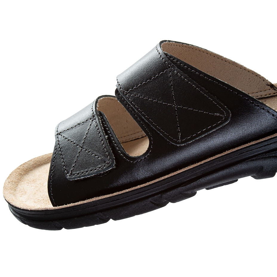 Men’s David Leather Slip-on Shoes Black