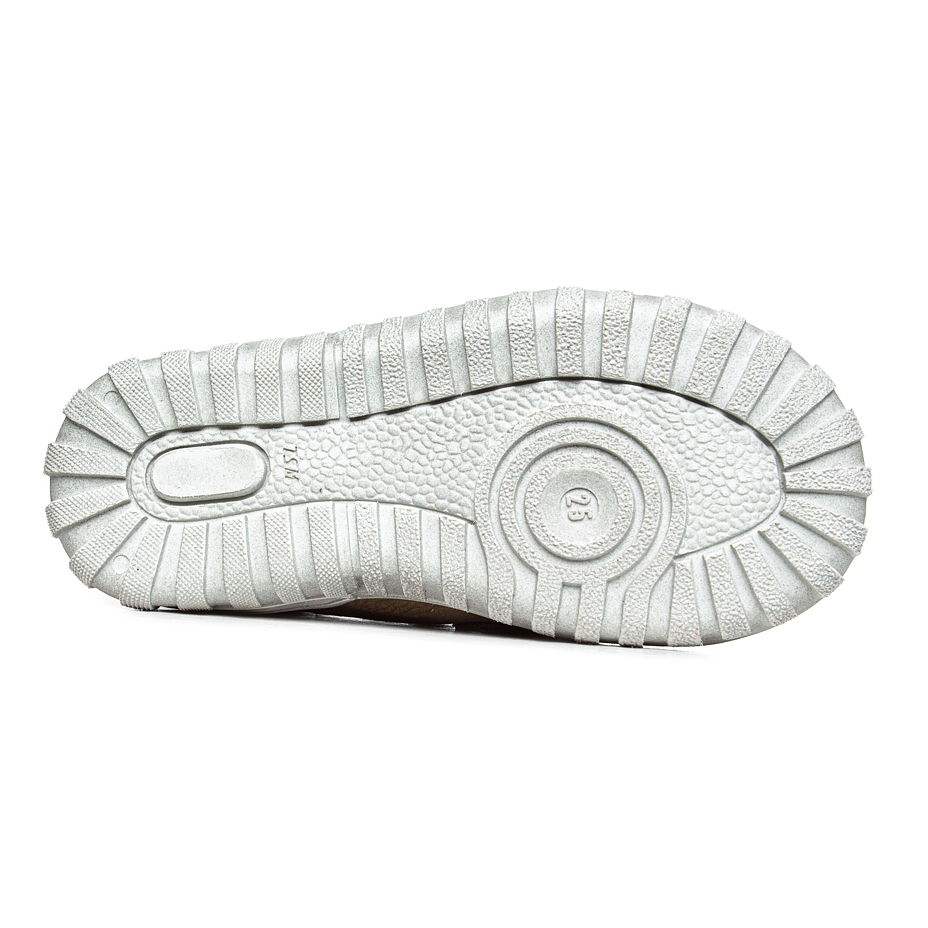 Kids’ Pepe Leather Velcro Sneakers Khaki