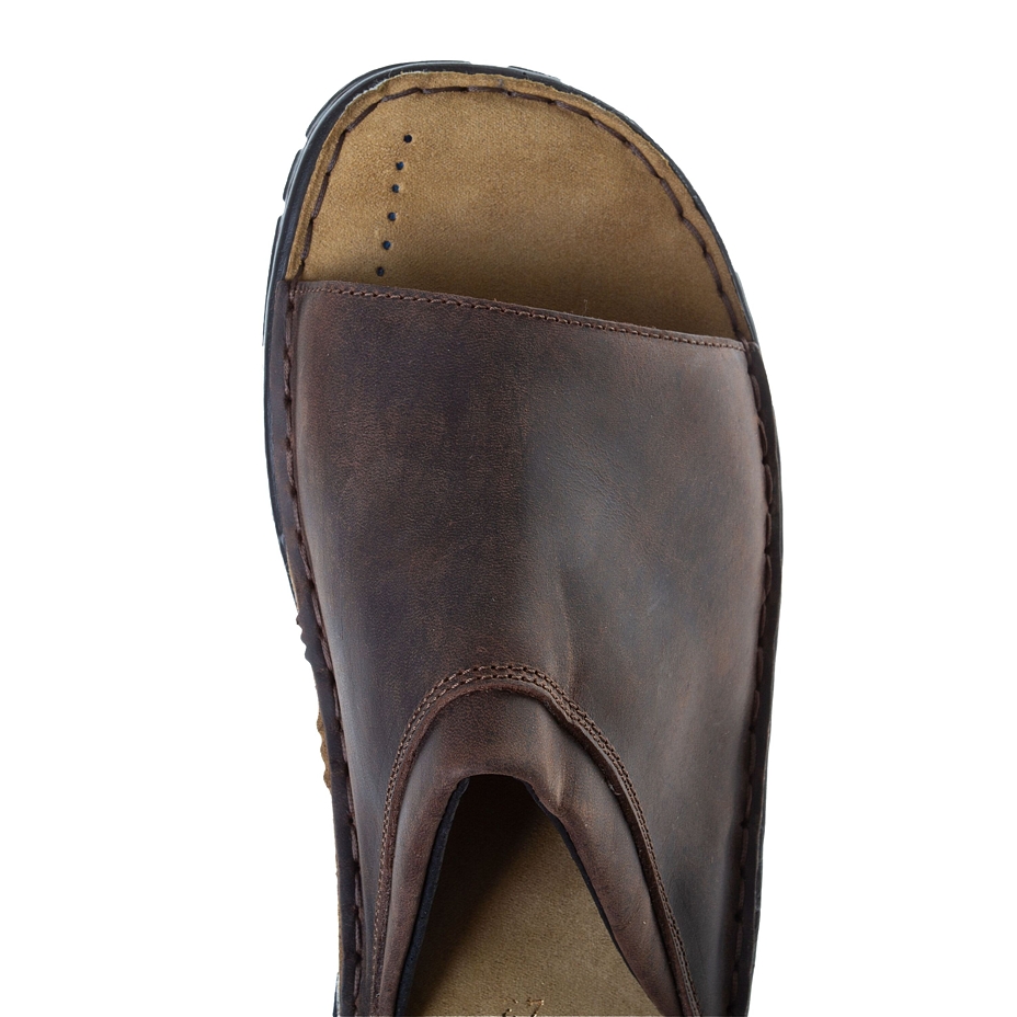 Men’s Teodor Leather Slip-on Shoes Brown