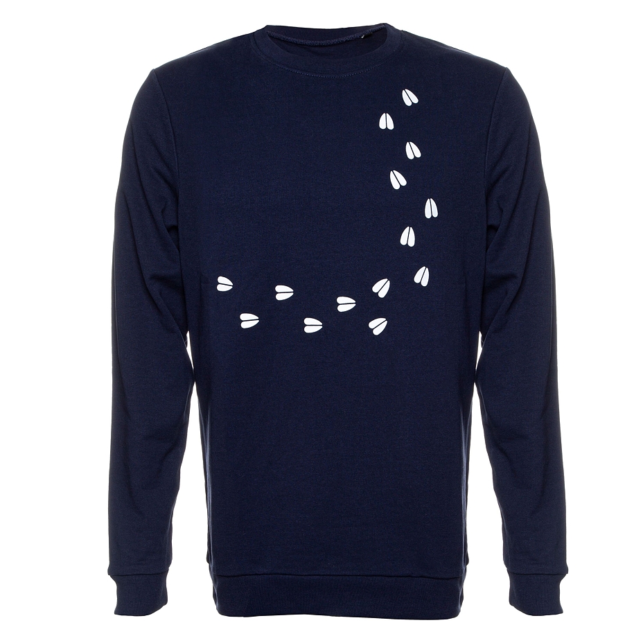 Woolvilli Cotton Sweatshirt Navy