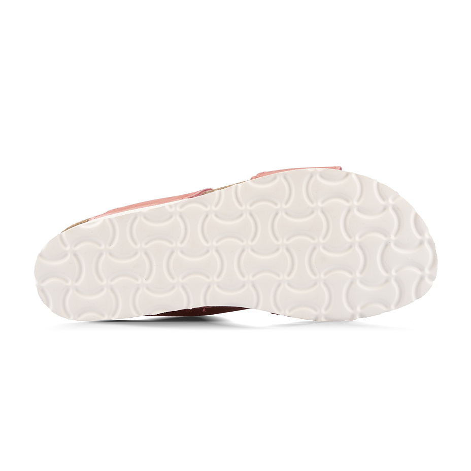 Women’s Saskie Orthopaedic Cork Wedge Sliders Pink