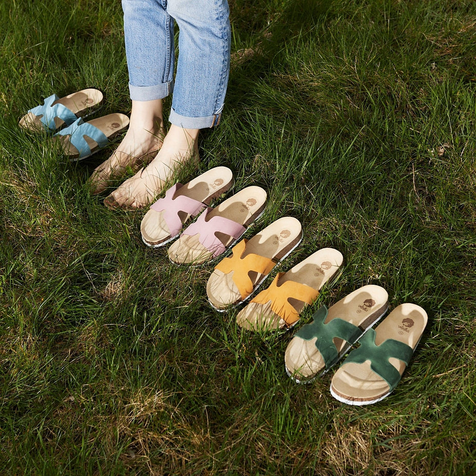 Women’s Zora Orthopaedic Cork Sliders Beige