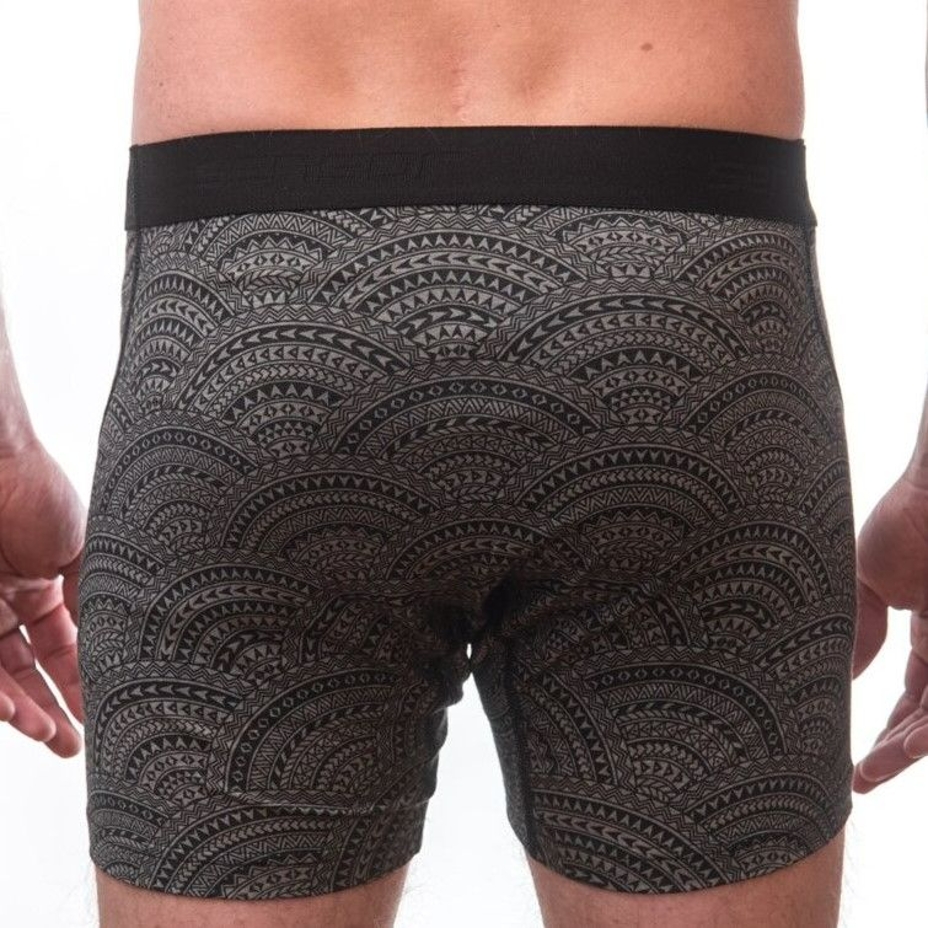 Men’s Sensor Merino Impress Performance Boxers Grey/Maori