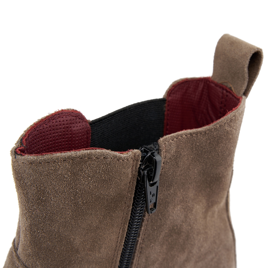 Women’s Patricie Leather Ankle Boots Brown