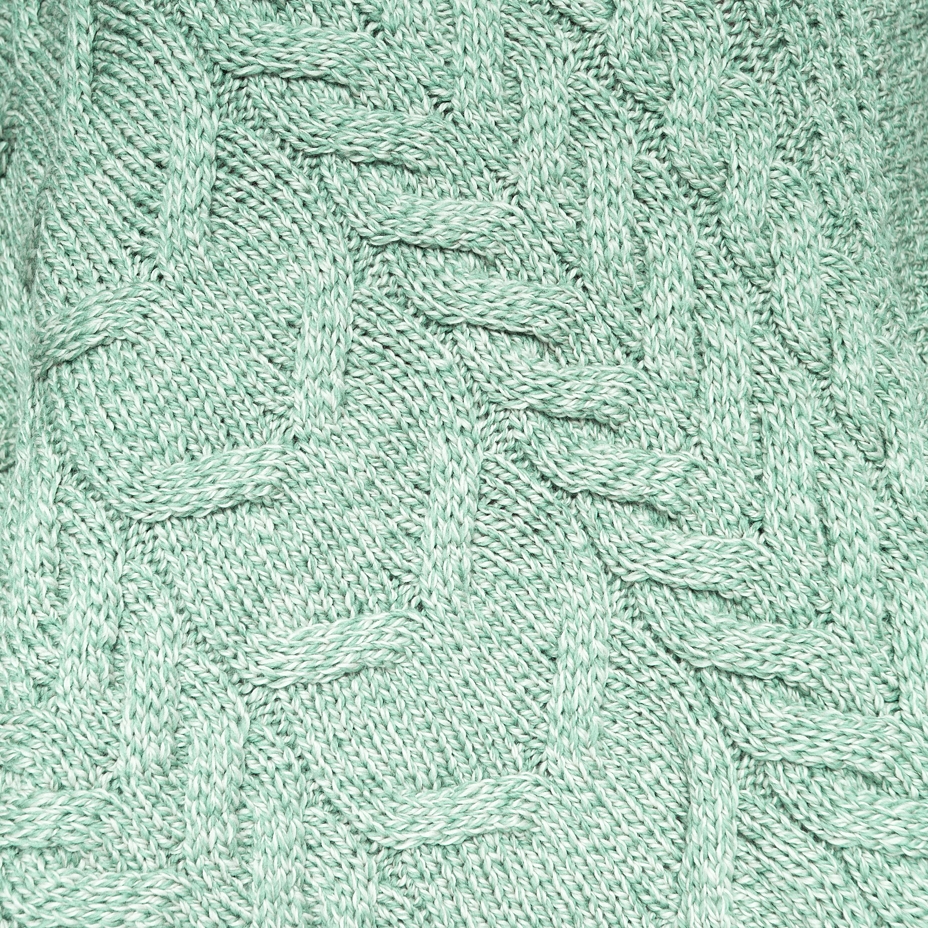 Supersoft Merino wool poncho turquoise