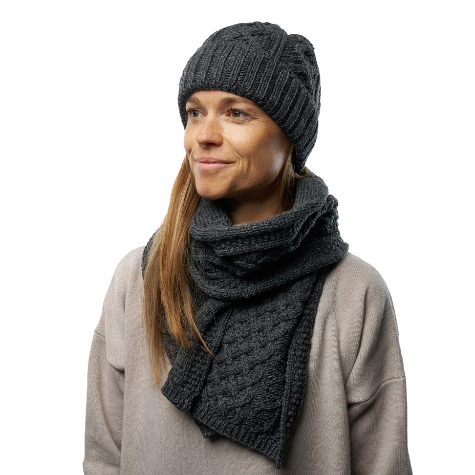 Diamond Supersoft Merino wool hat dark gray