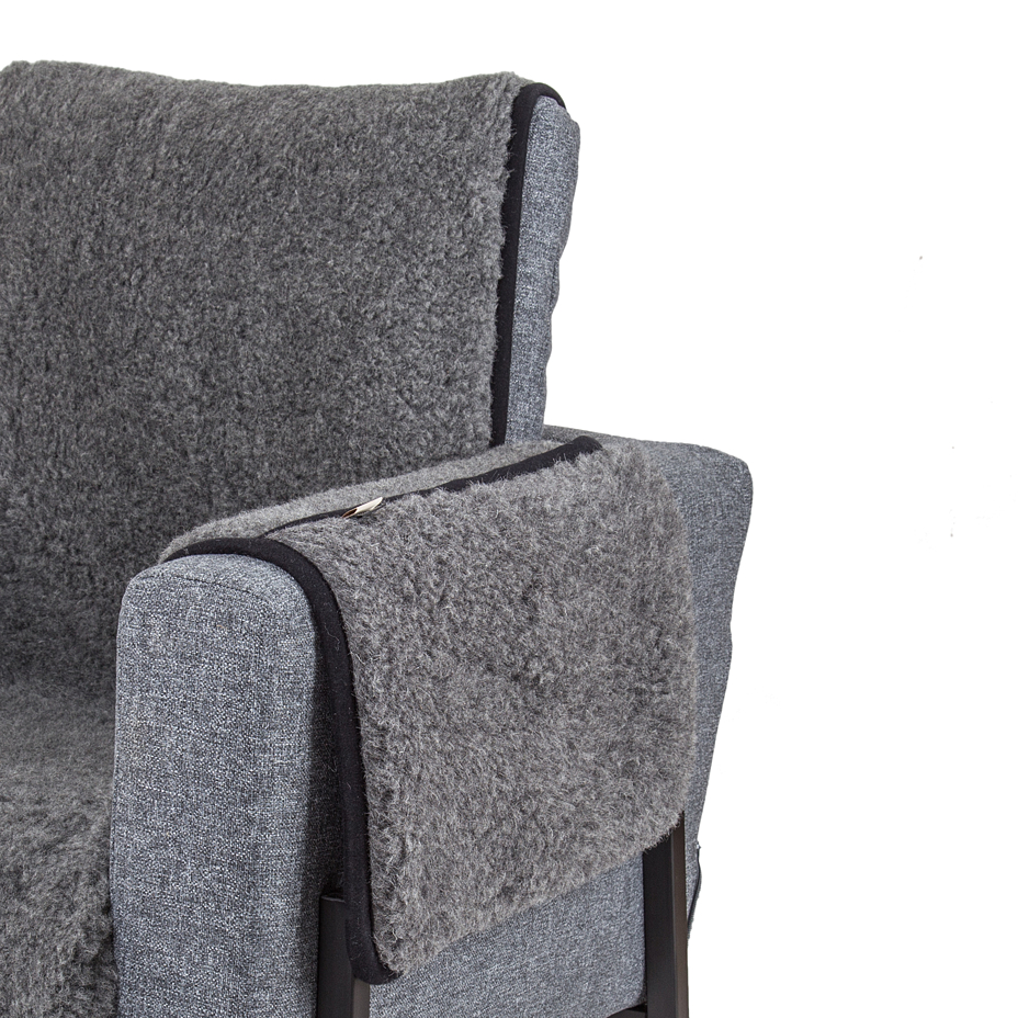 Armchair Seat Cover Grey
