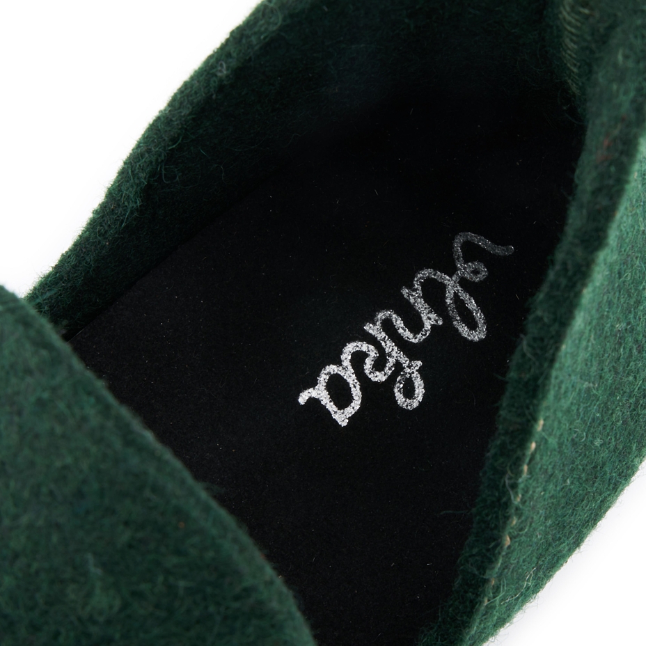 Women’s Jana Felt Slippers Dark Green
