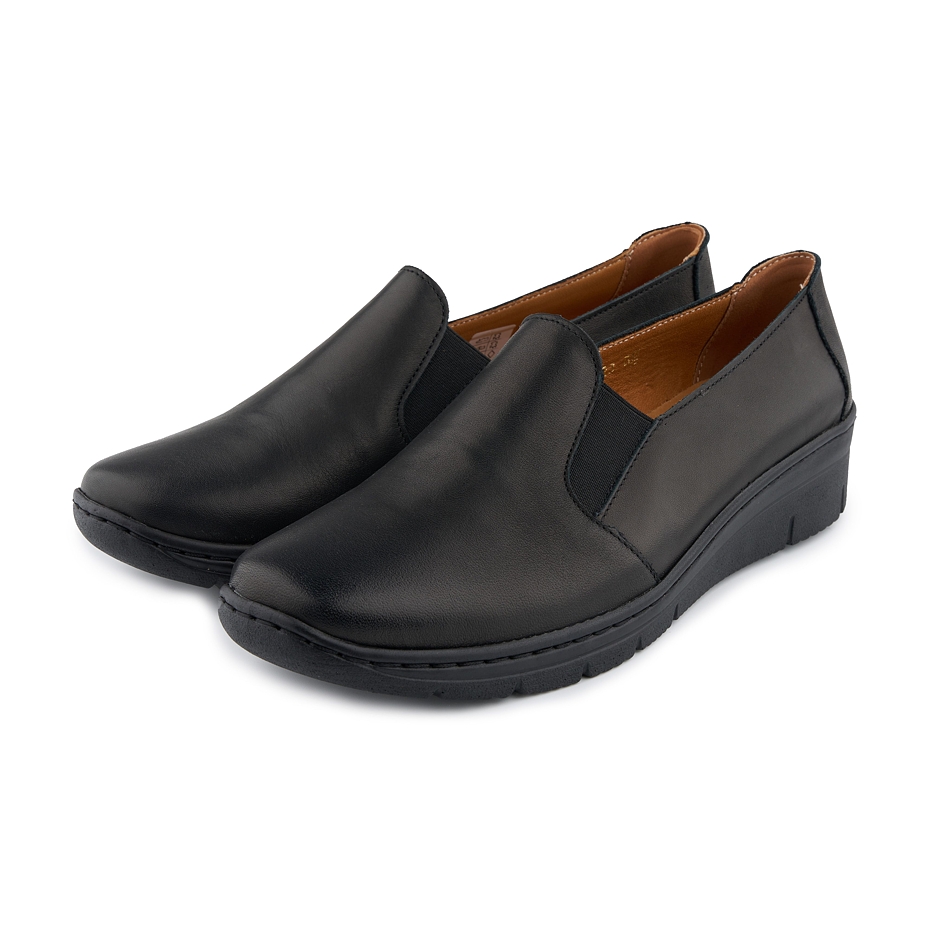 Women’s Andrea Leather Loafers Black