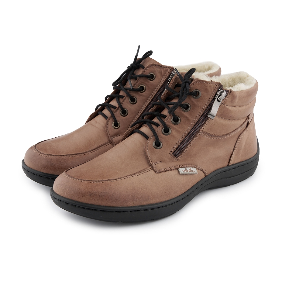 Women’s Gita Leather Boots Brown