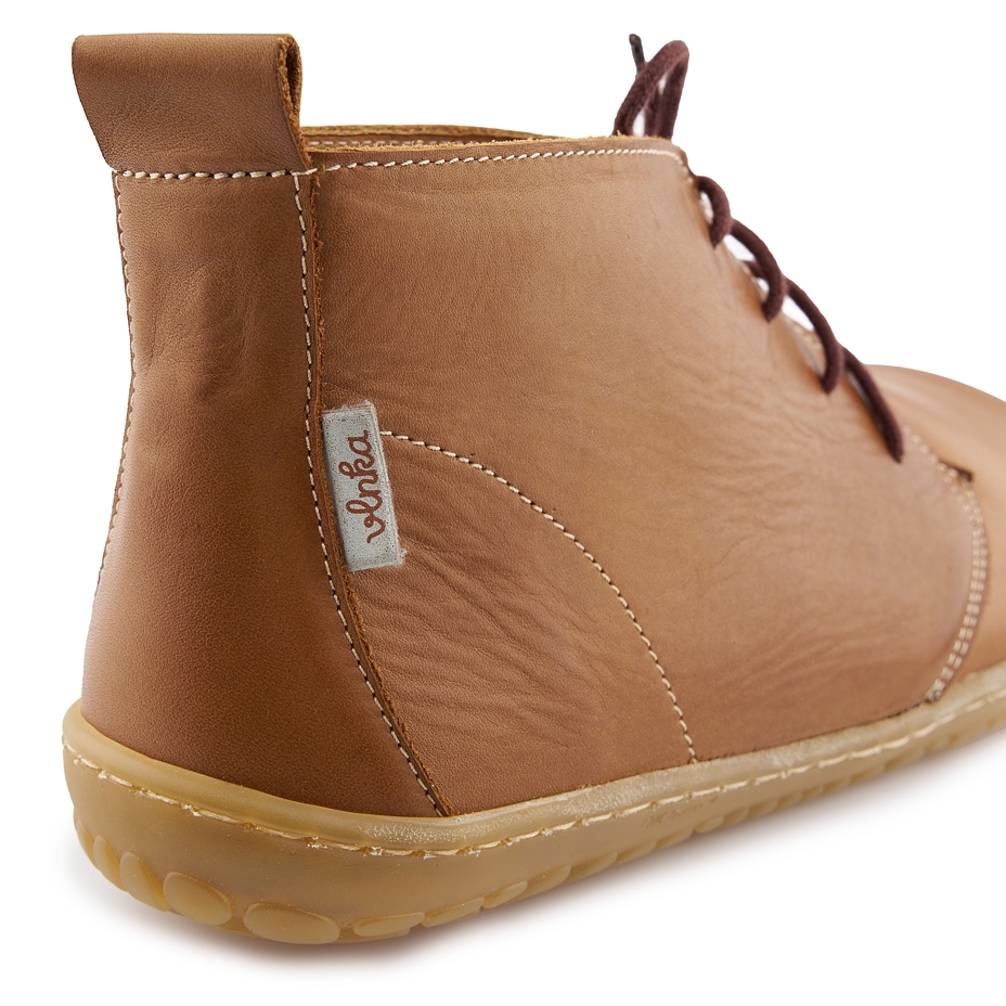 Women’s Otilie Leather Barefoot Shoes Brown