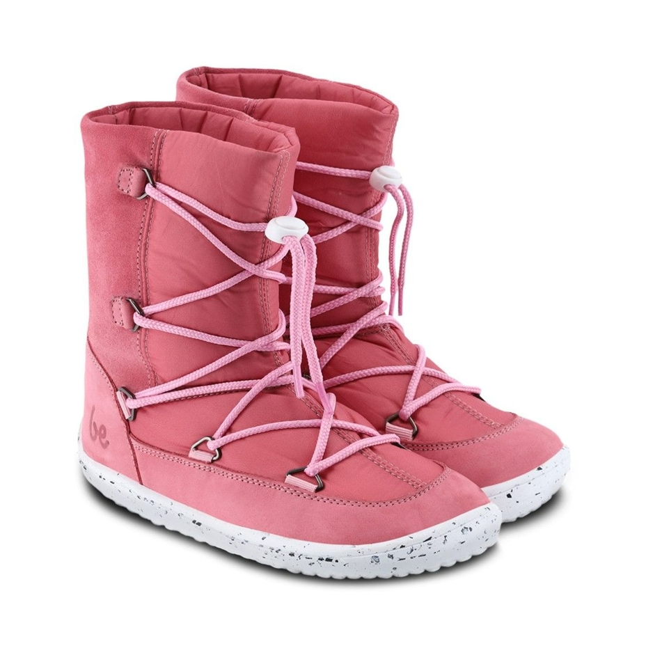 Kids’ Barefoot Snow Boots Be Lenka Snowfox Pink