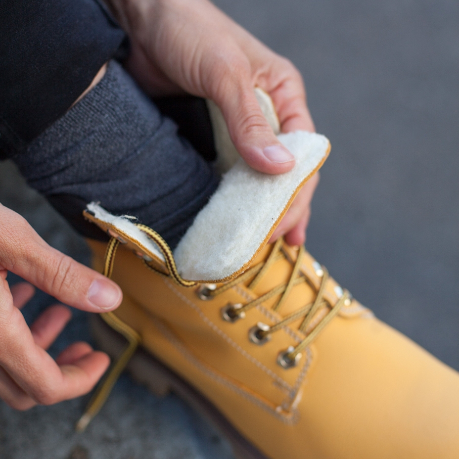 Fluffy farmer's boots Woolee