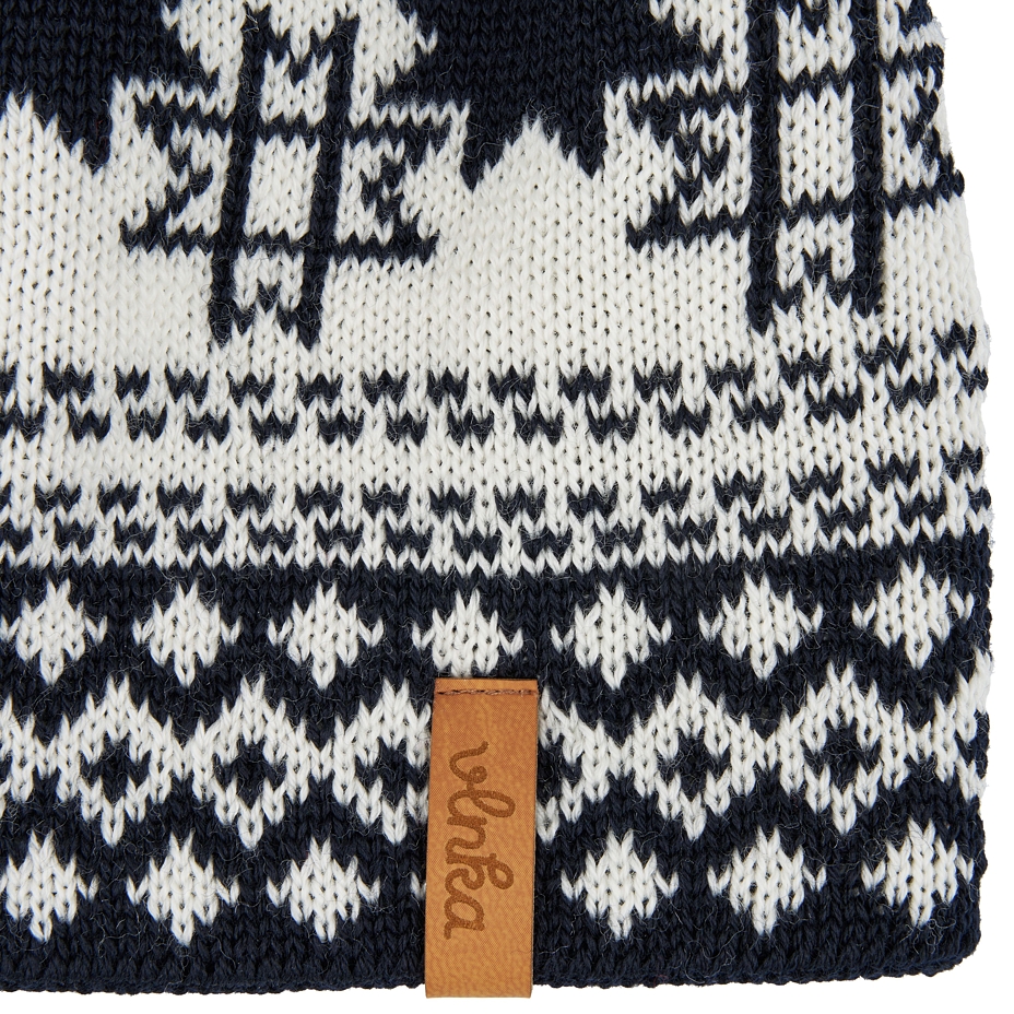 Vlnka Wool Hat in Nordic Design V43 Blue