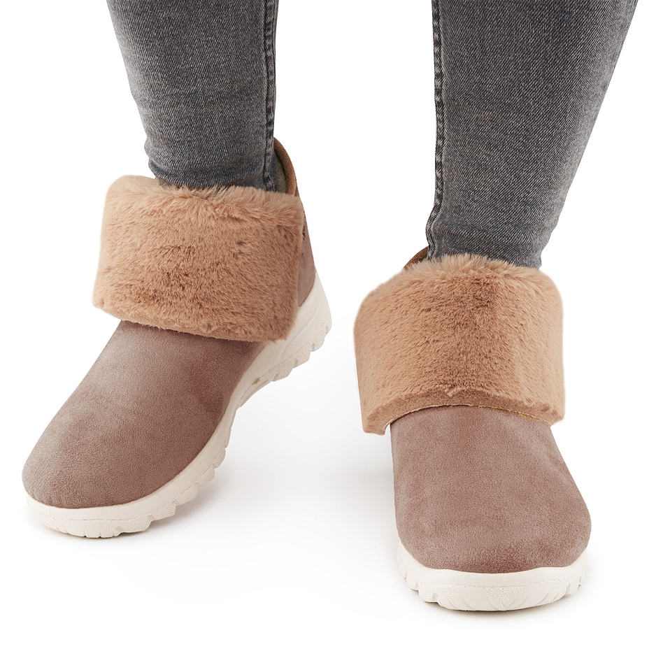 Women's Bara Winter Ankle boots with Wool Lining Light Brown