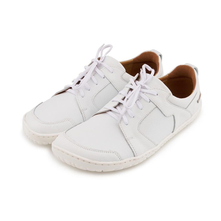 Barefoot leather sneakers Sasha white