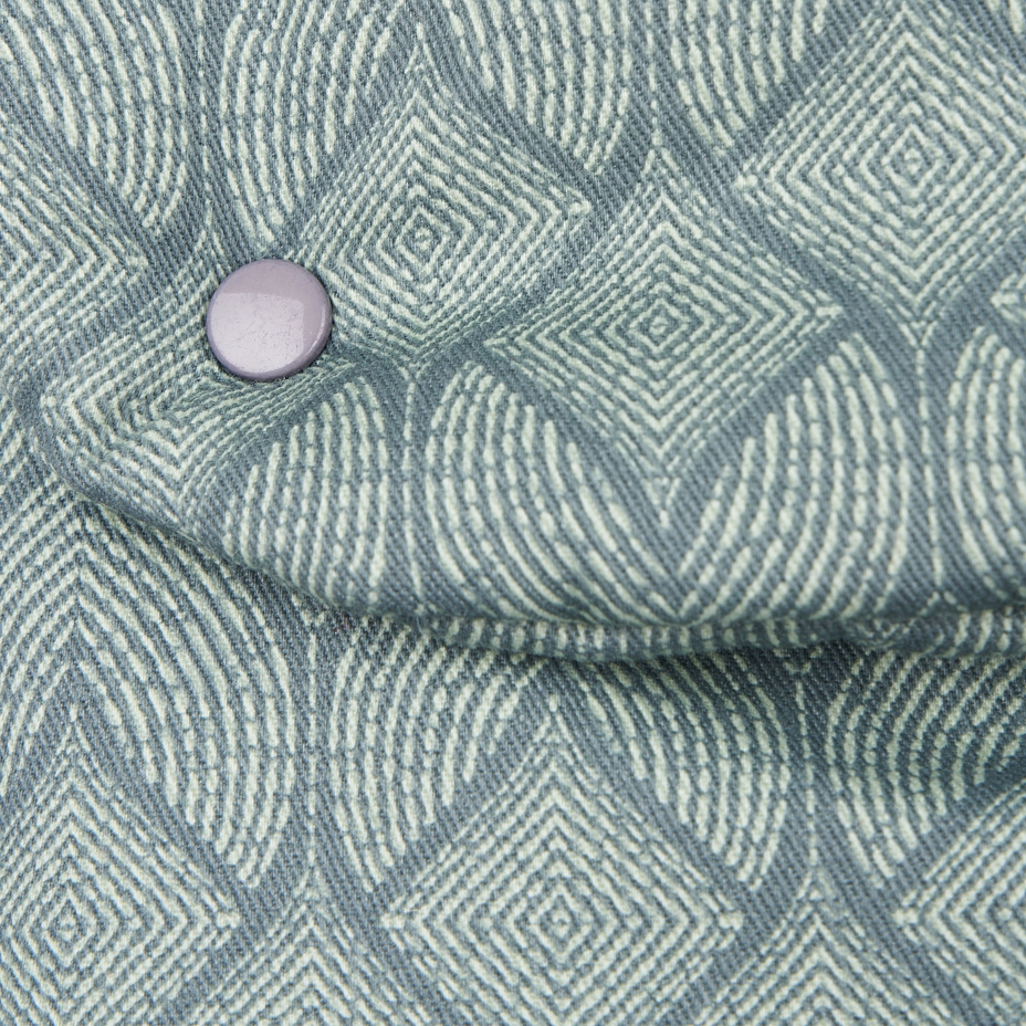 Baby cotton footmuff Vlnka green