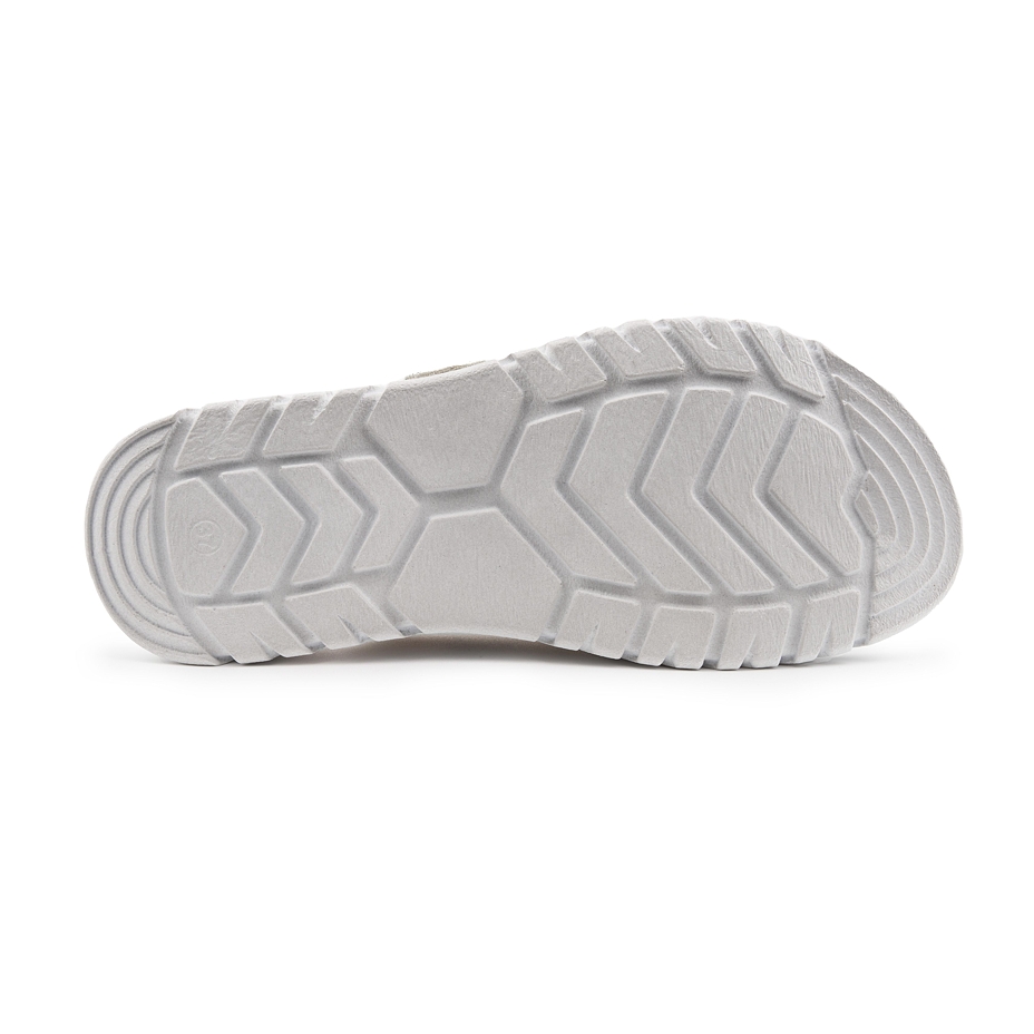 Women's leather slip-on shoes Pavlina beige