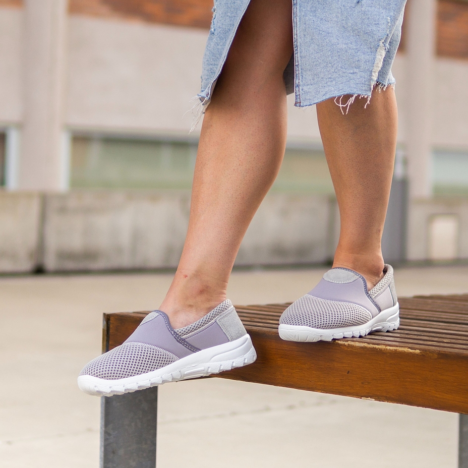 Women's breathable orthopedic sneakers Gray