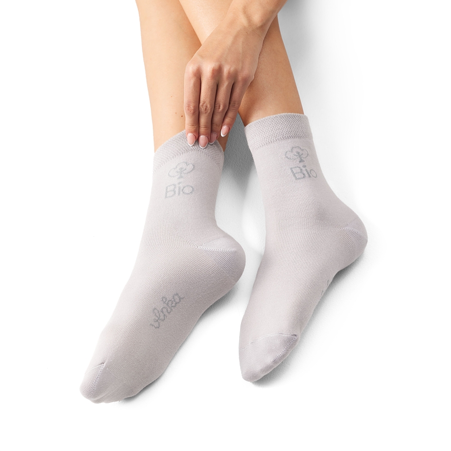 Organic Cotton Socks Grey