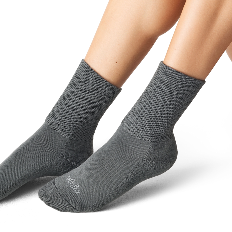 2 pairs “Siberia“ Merino Wool Socks Grey