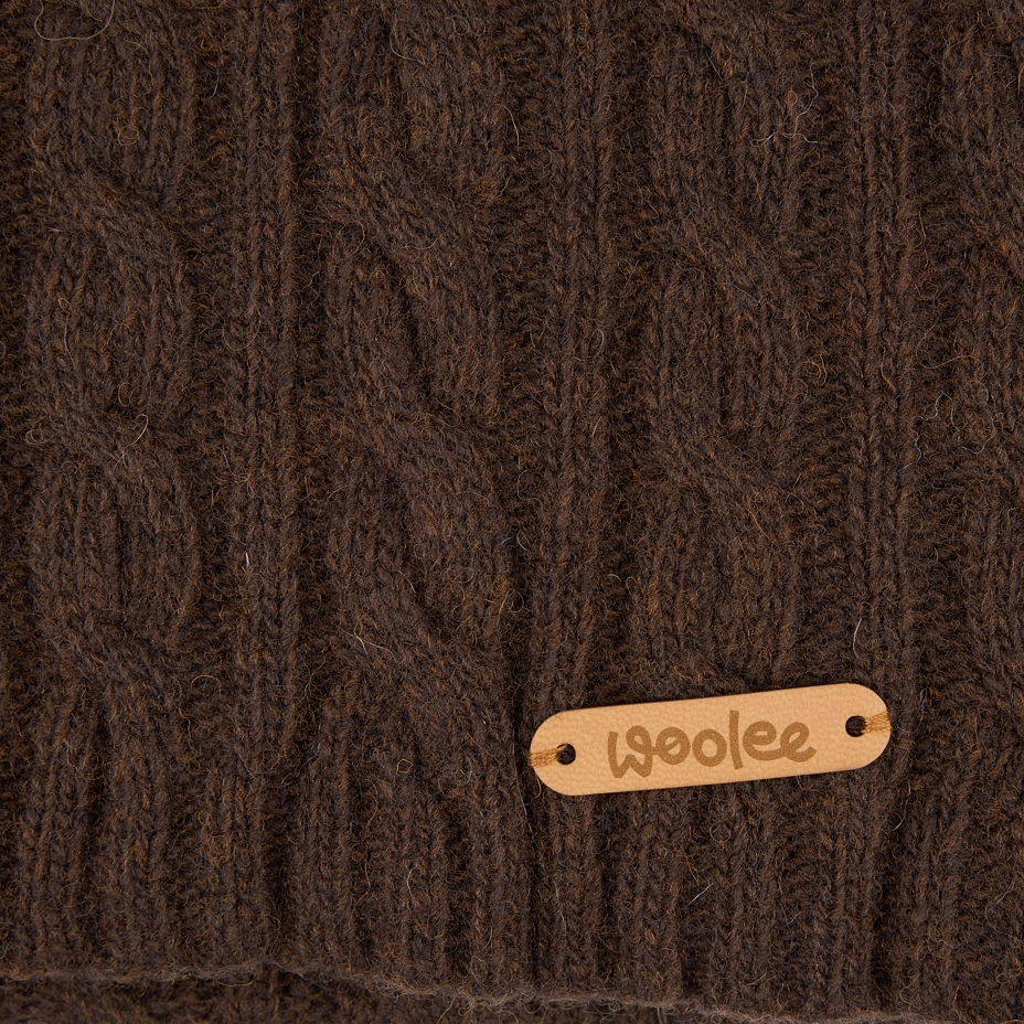 Woolen Scarf Karin Brown