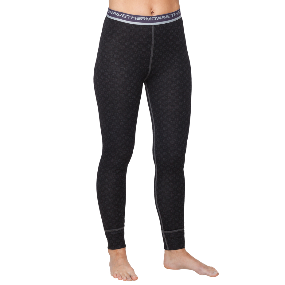 Women's Performance Merino XTREME THERMOWAVE Baselayer Pants Black