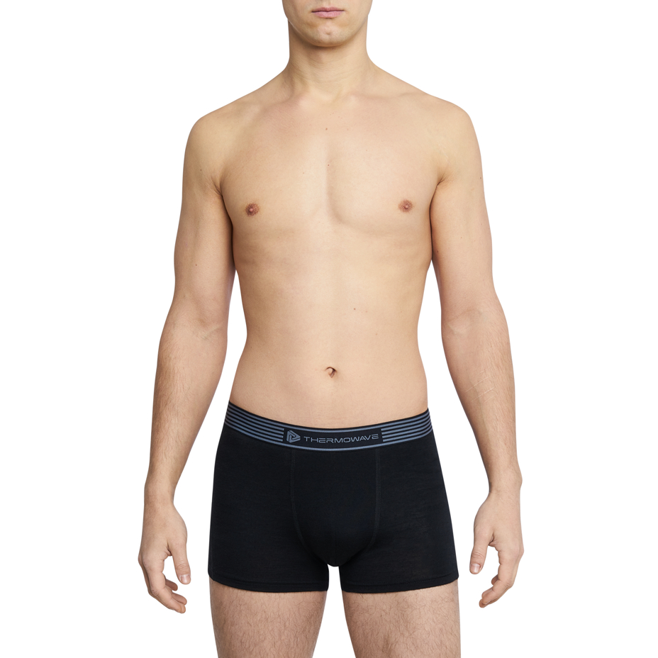 Men's Performance Merino LIFE THERMOWAVE Boxers Black