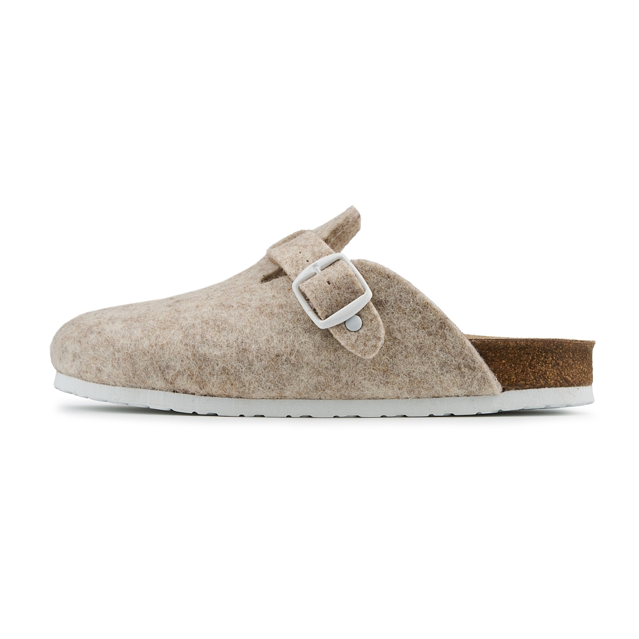 Women's orthopedic cork slippers Michaela beige